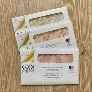 Color Street Spring Bundle - Plaids All Folks Hue Can Do It & Perfect Confection